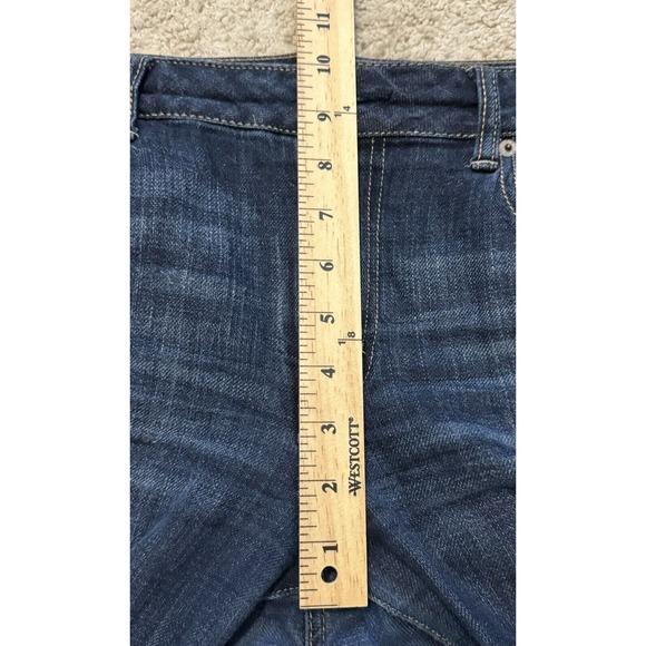 American Eagle Jeans Size 12 Dark Wash Boy Fit Mid-Rise Ankle Denim - Picture 10 of 11